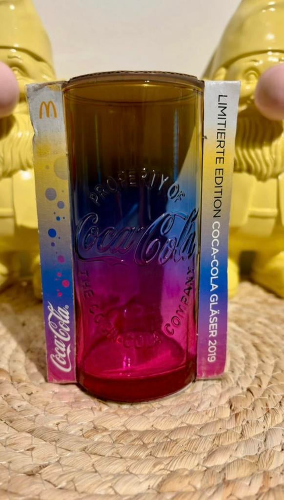 Coca-Cola McDo Collector Glass 2019 - Veelkleurig, Verzamelen, Ophalen, Nieuw