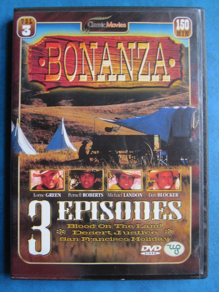 Bonanza deel 3, Cd's en Dvd's, Dvd's | Tv en Series, Zo goed als nieuw, Actie en Avontuur, Alle leeftijden, Engels, Nederlands