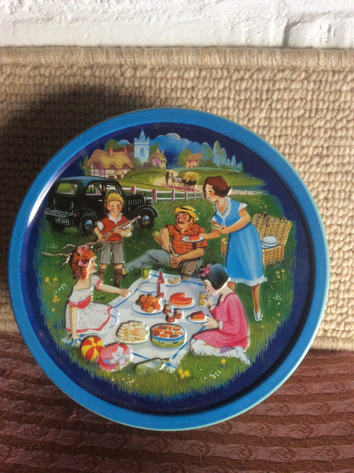 Joli moule à biscuits, Collections, Boîte en métal, Enlèvement, Comme neuf