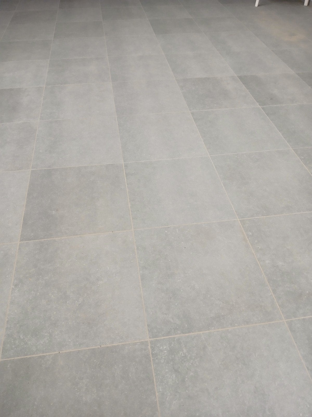 Keramische terrastegels blauwe steen 60x60, Tuin en Terras, Ophalen, Keramiek, Nieuw, 5 tot 10 m²
