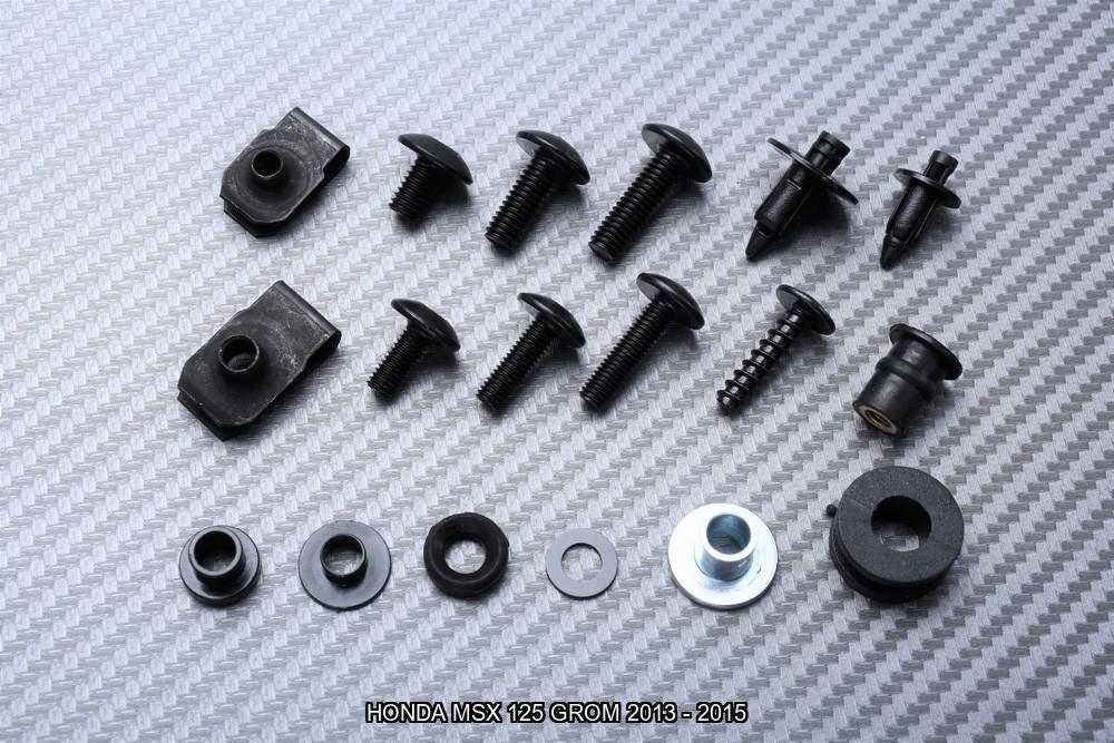 Kit visserie spécifique pour HONDA MSX 125 GROM 2013 - 2015, Motos, Enlèvement ou Envoi, Neuf