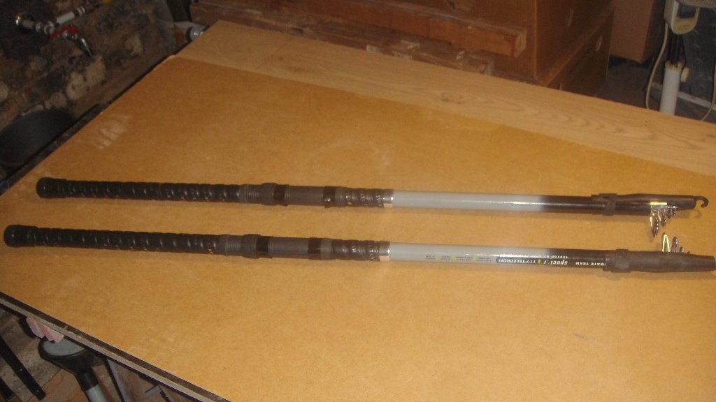 ULTIMATE 3M50 HENGELS SET VAN 2, Ophalen, Zo goed als nieuw, Werphengel
