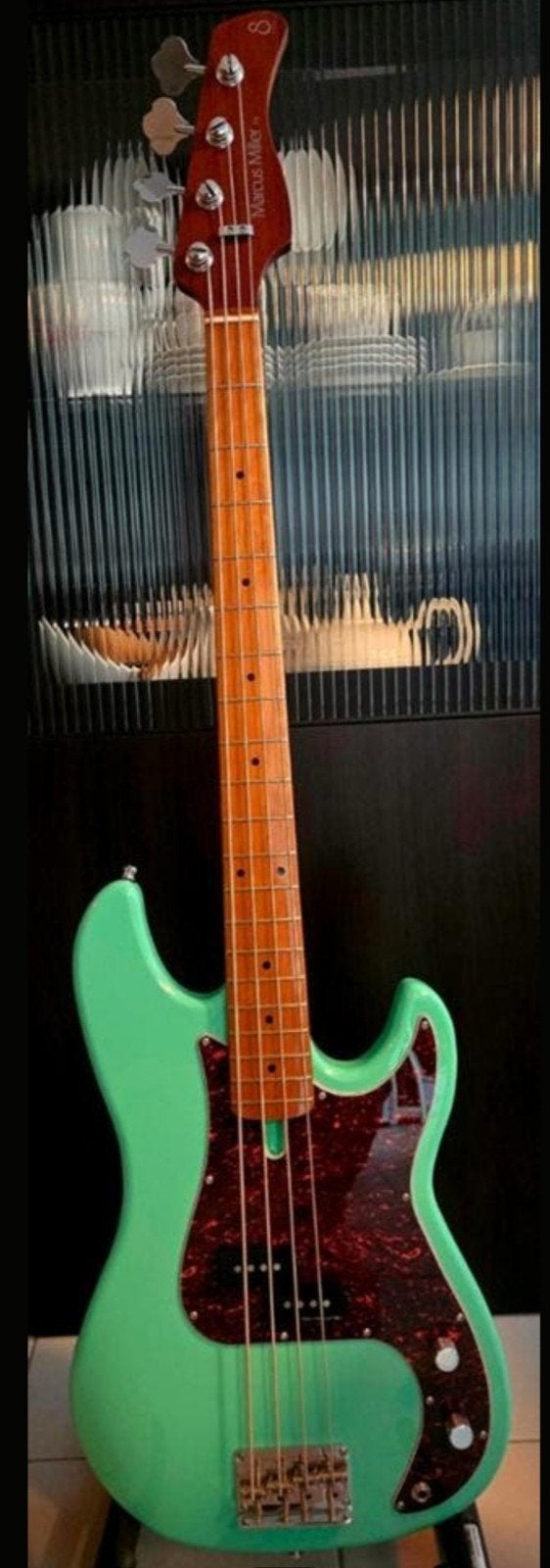 Sire Marcus Miller P5-4 Alder Mild Green + Flight Case ABS, Musique & Instruments, Instruments à corde | Guitares | Basses, Comme neuf