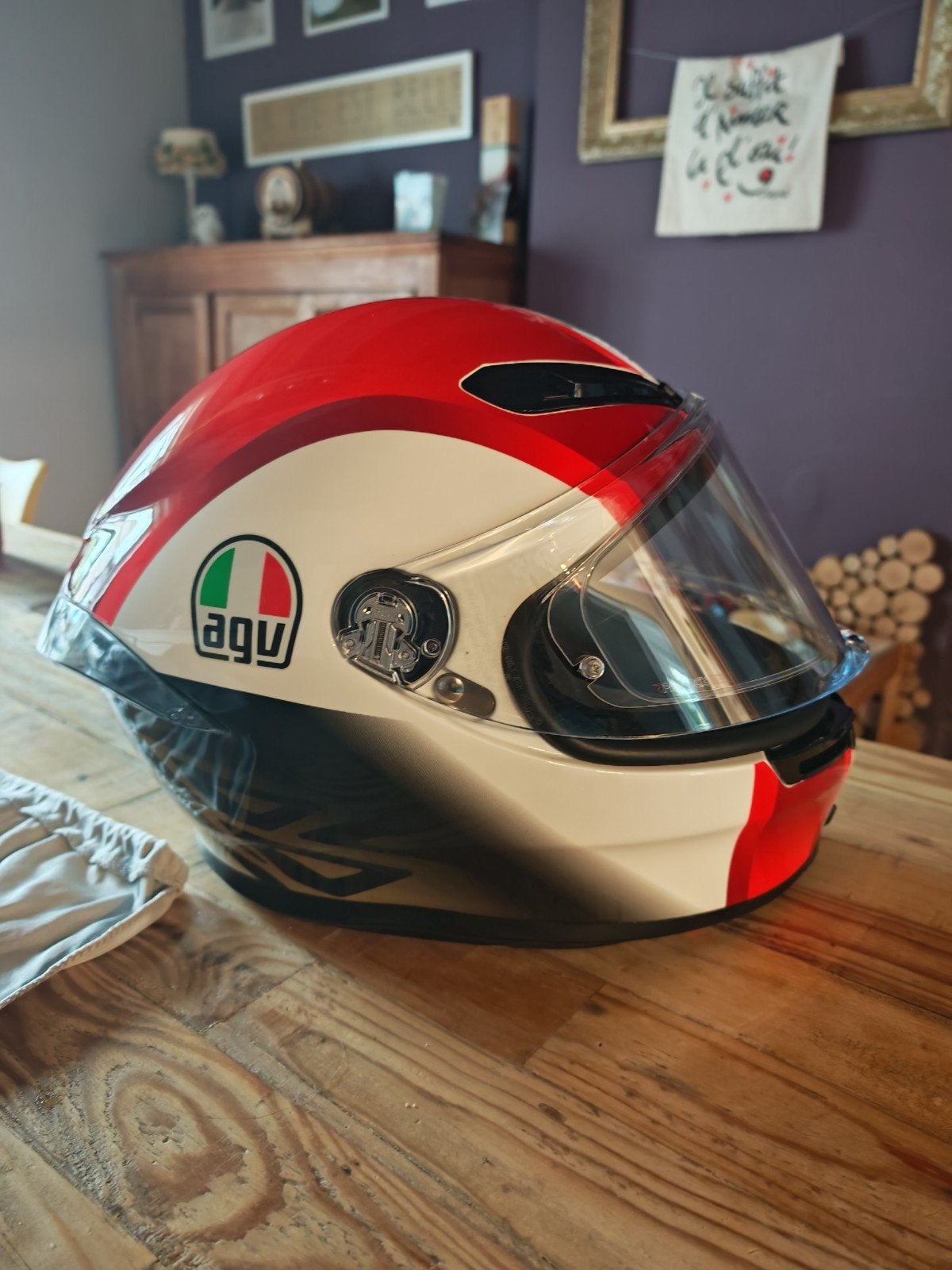 Casque AGV K6S replica Simoncelli taille M ( 57-58 ), Motos, Vêtements | Casques de moto, Enlèvement, M, AGV