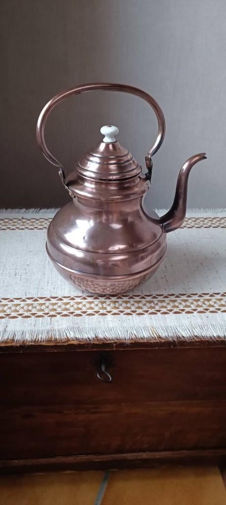 Bouilloire en cuivre rouge, Antiek en Kunst, Ophalen, Koper