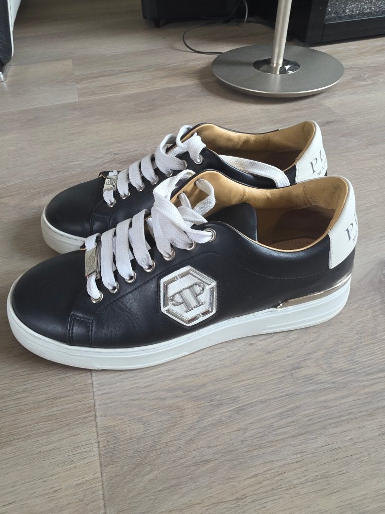 Philipp Plein schoenen, Ophalen, Zwart, Zo goed als nieuw, Sneakers