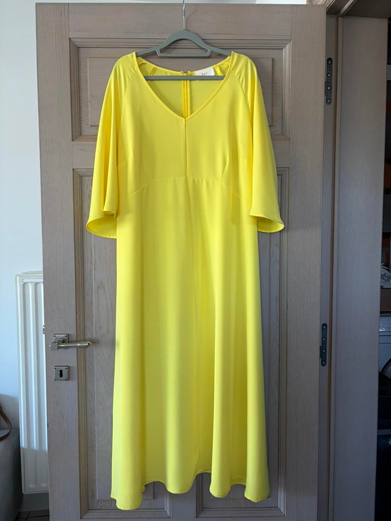 Geel lang kleed mt 44, Kleding | Dames, Ophalen, Zo goed als nieuw, Geel