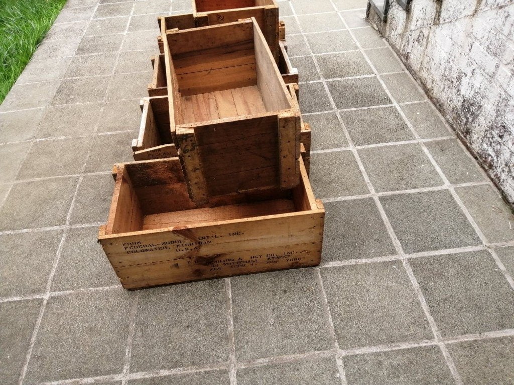 caisse en bois USA, Enlèvement