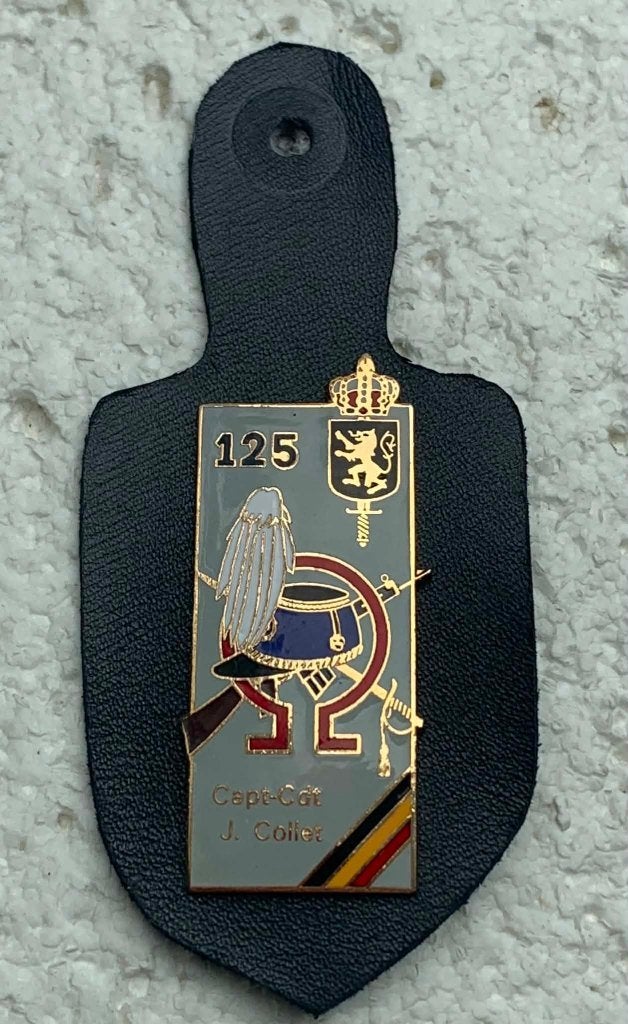 Borsthanger, 125e Polytechnische Promotie KMS, Verzamelen, Ophalen of Verzenden, Landmacht, Embleem of Badge