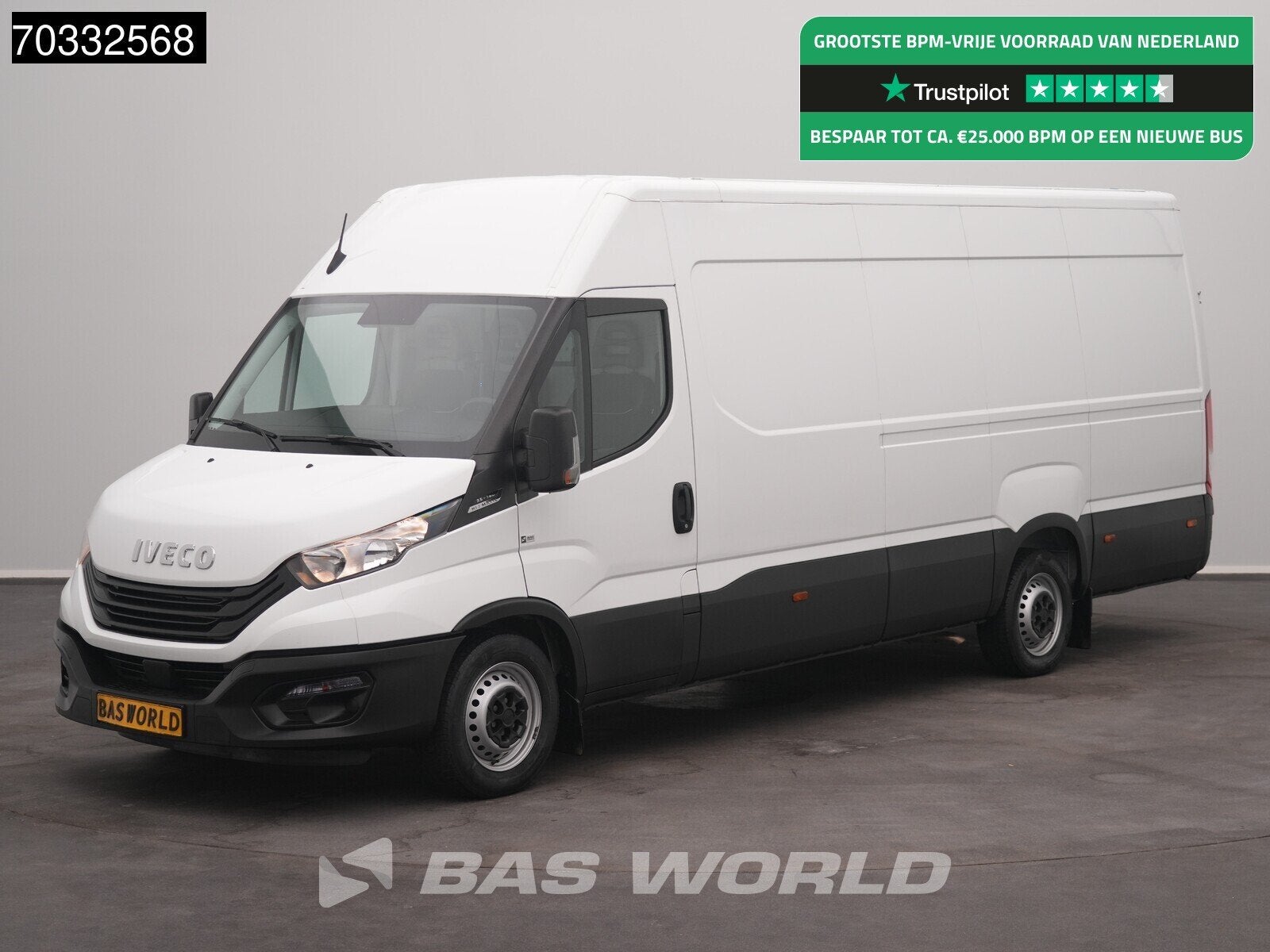 Iveco Daily 35S16 Automaat 160PK L3H2 3,5t Trekgewicht Airco, Achat, Euro 6, Entreprise, Tissu