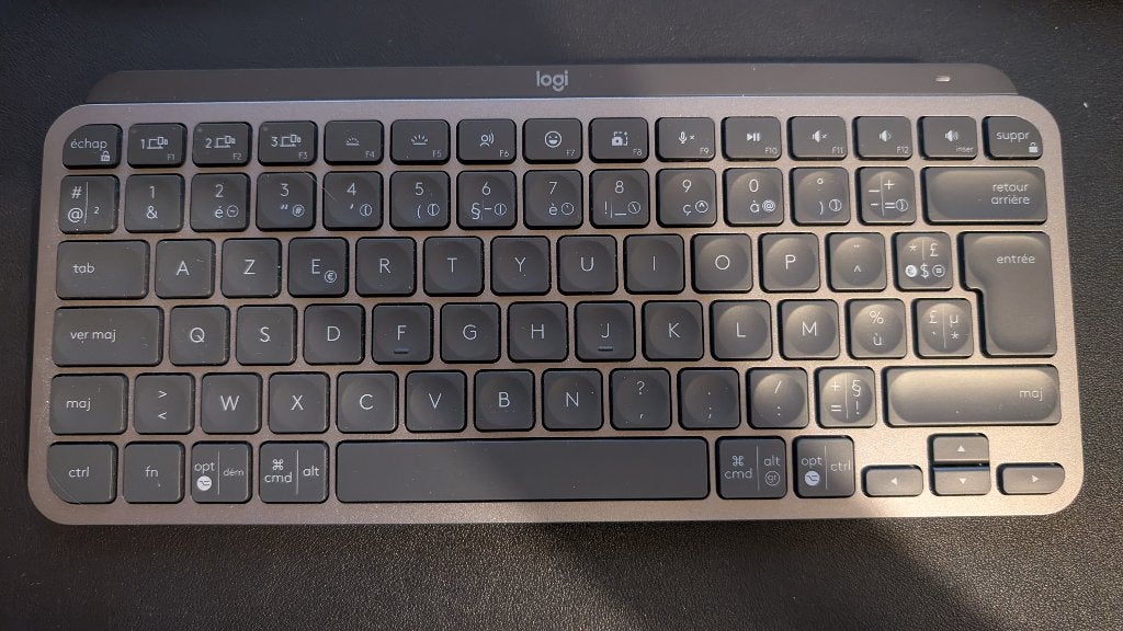 Logitech MX Keys mini for Business - AZERTY, Computers en Software, Toetsenborden, Gebruikt, Logitech G, Azerty, Ophalen of Verzenden