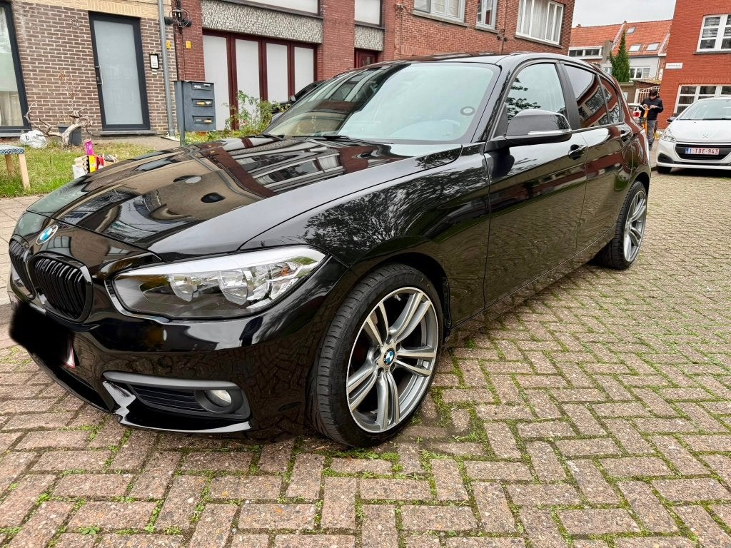 BMW F20 Facelift 116i Benzine Euro6b Gekeurd met carpass, Achat, Euro 6, Entreprise, Noir