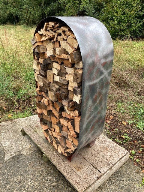 STOCKAGE DE BOIS DE CHAUFFAGE PRÈS DU PANIER À FEU 0,4 M³, Jardin & Terrasse, Enlèvement, Comme neuf, Foyer