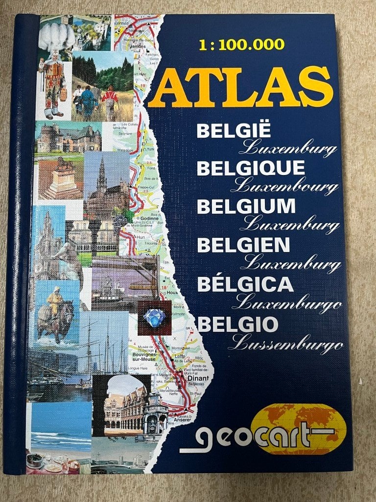 Atlas België - Luxemburg - wegenkaarten, Enlèvement ou Envoi, Belgique