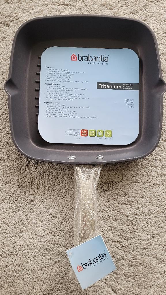 Grillpan Brabantia, Ophalen, Nieuw, Aluminium, Overige typen