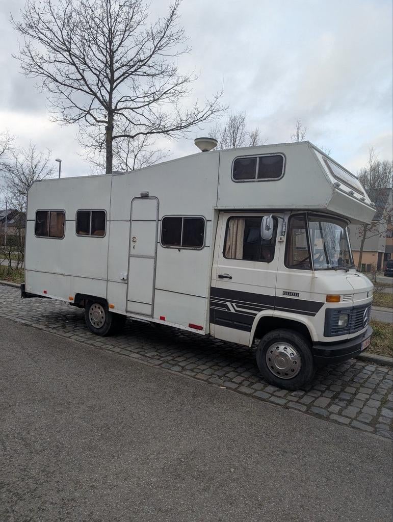 Mersedes 608 .1976. 195000 km diesel, Caravans en Kamperen, Caravanopslag