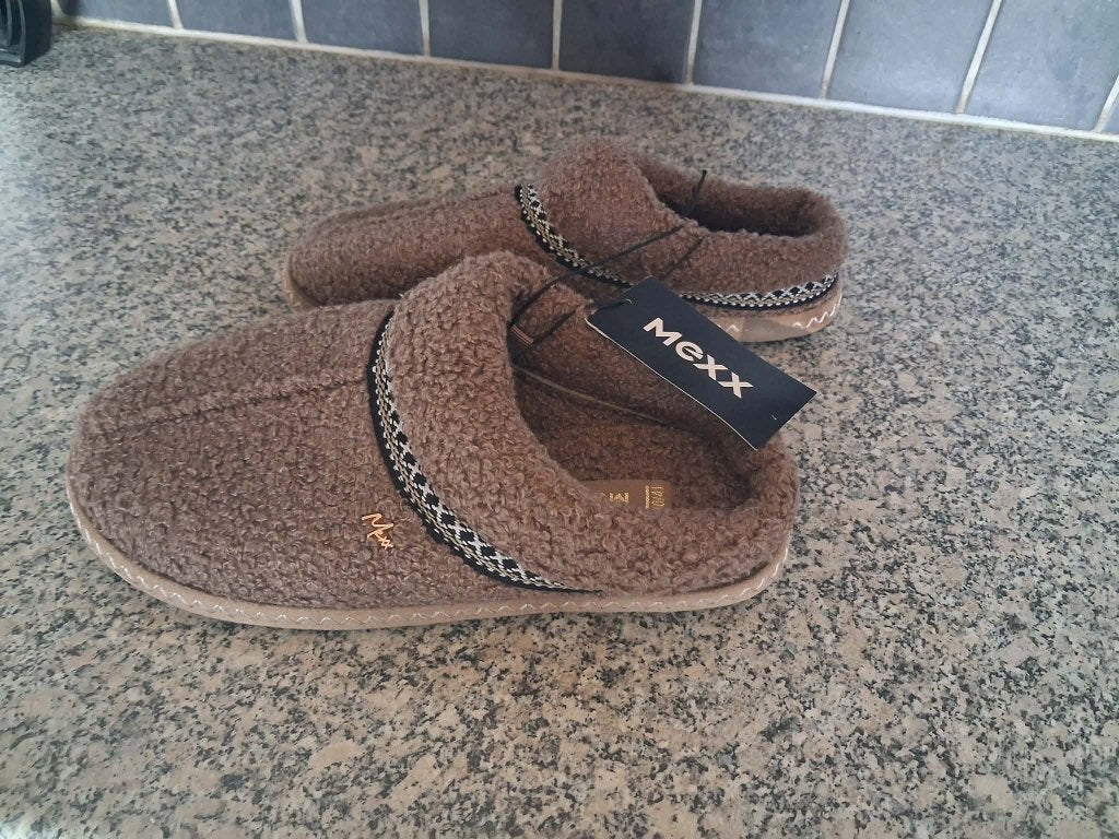 warme pantoffels bruin merk mexx - maat 40/41 - nieuw, Neuf, Mexx, Enlèvement ou Envoi, Brun