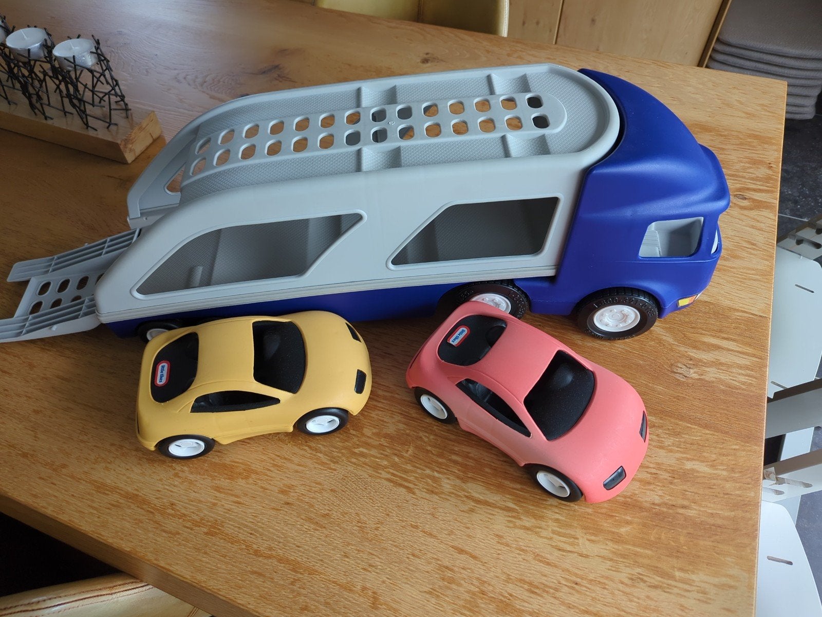 Little tikes vrachtwagen met autos, Ophalen, Gebruikt
