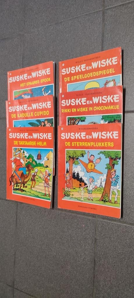 6 strips, Suske en Wiske, Postzegels en Munten, Ophalen