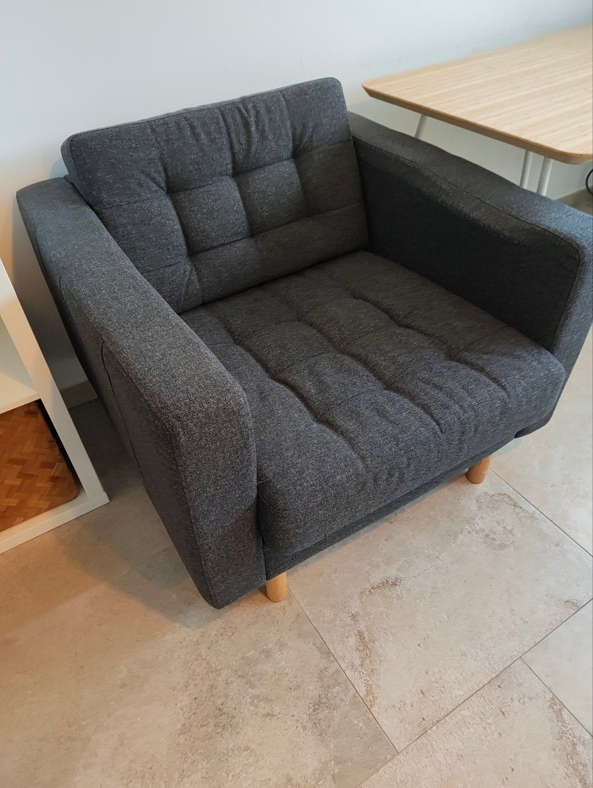 Fauteuil 1-zit, Enlèvement, Utilisé, Tissus