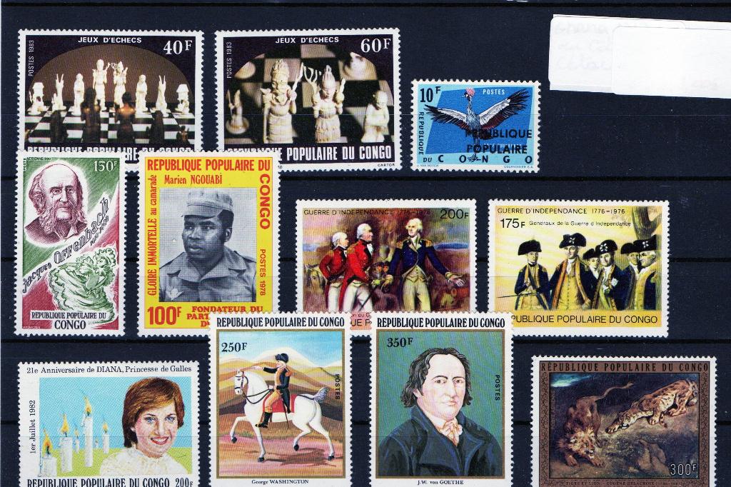 Rép populaire du Congo lot de timbres neufs, Enlèvement ou Envoi