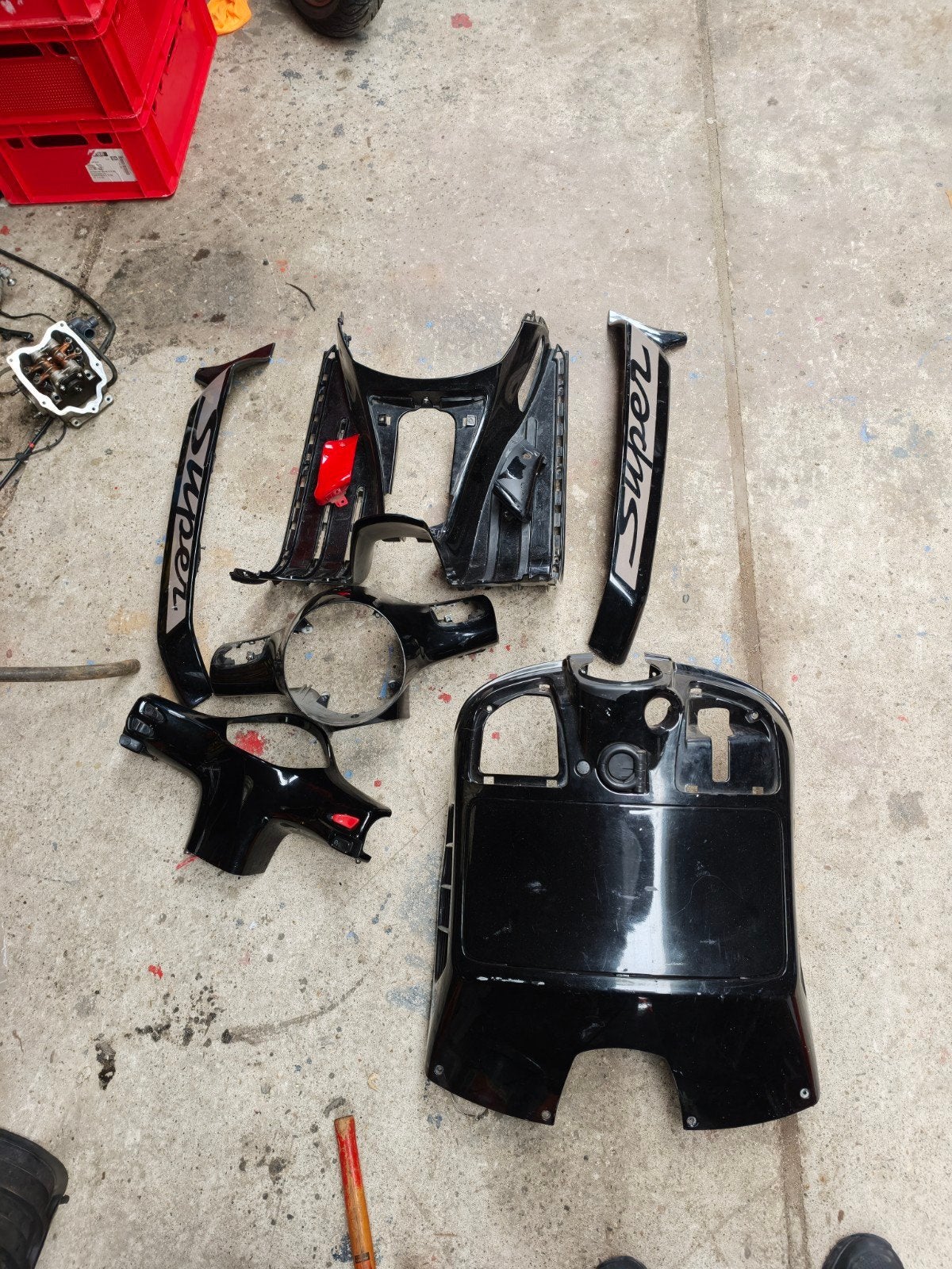 carrosserie complète vespa gts, Motoren, Ophalen
