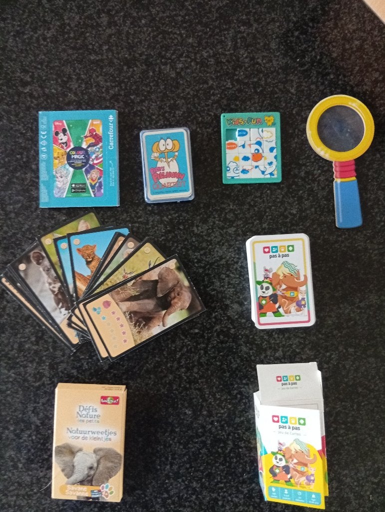 Défis nature des petits (la Savane) + divers, Kinderen en Baby's, Speelgoed | Educatief en Creatief, Zo goed als nieuw, Ontdekken