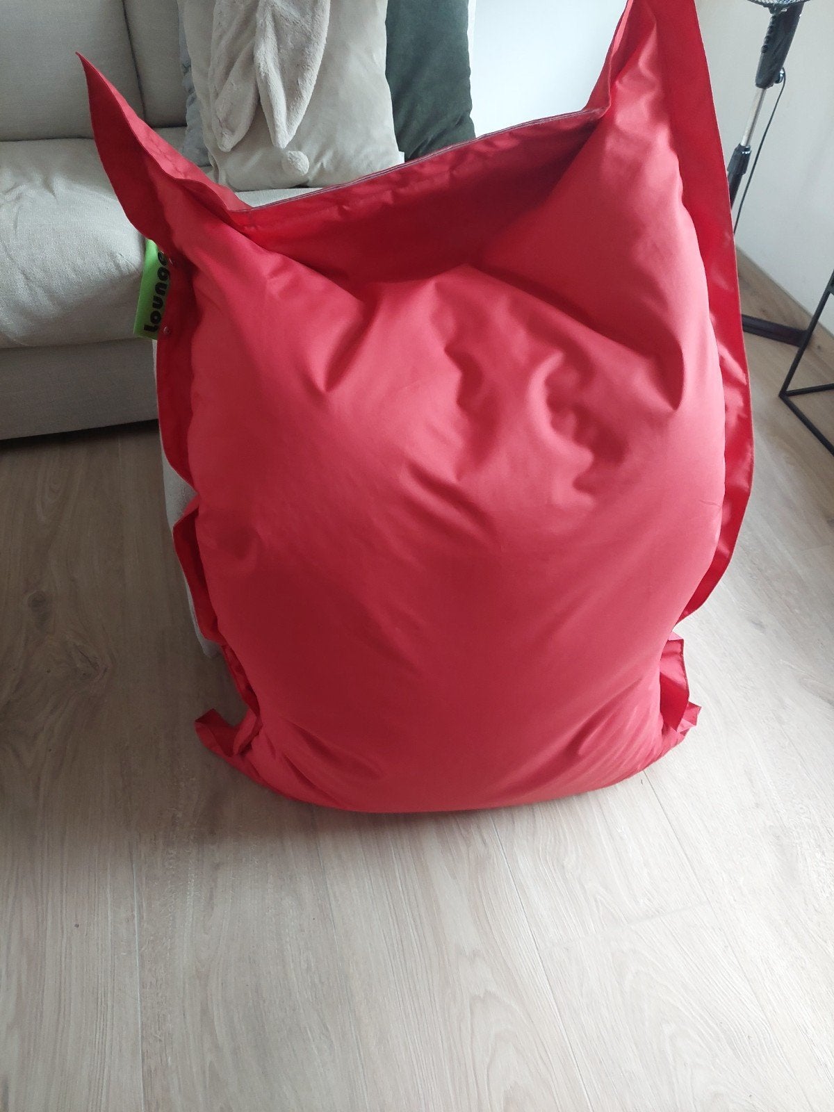 Rode zitzak, Huis en Inrichting, Zitzakken, Ophalen, Zo goed als nieuw, Rood, Zitzak