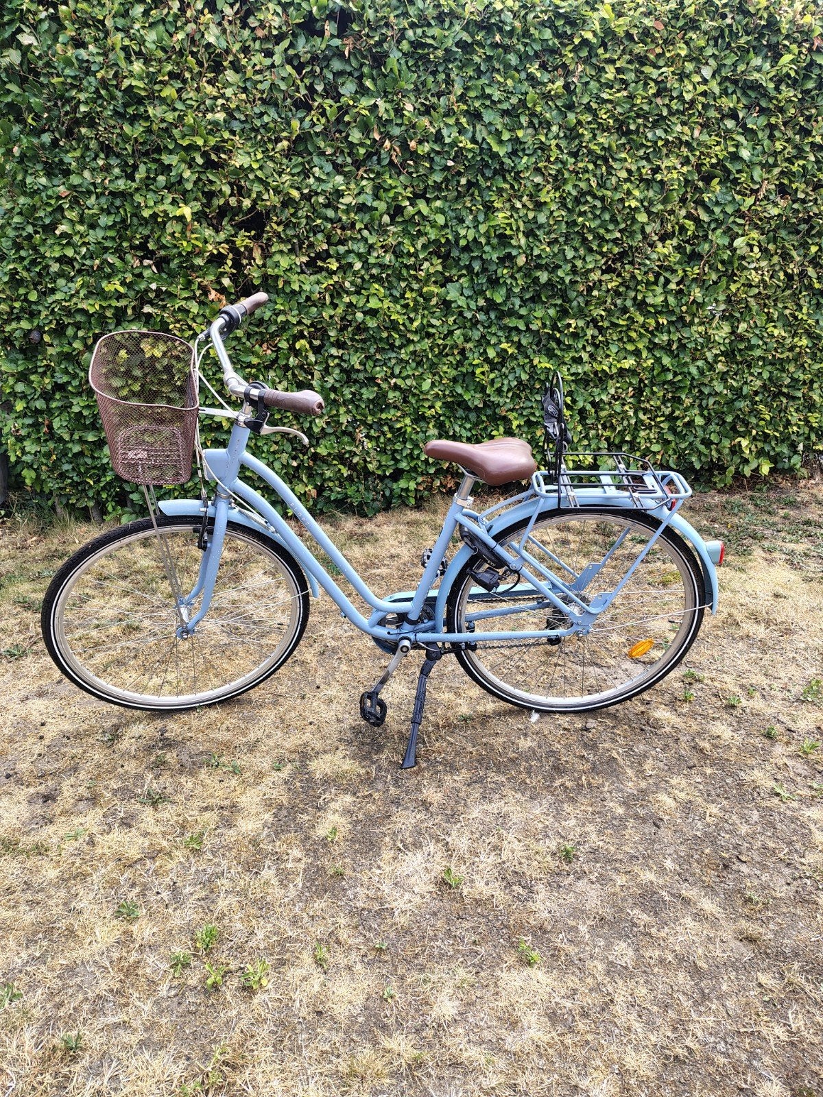 stadsfiets lage frame 520 lichtblauw, Enlèvement, Autres marques, Panier