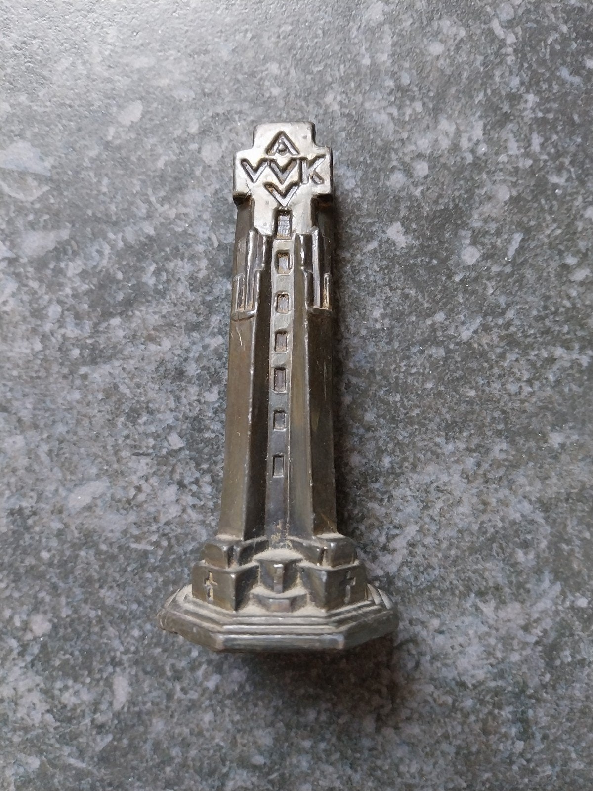 Ornament ijzertoren bedevaart jaren 1930 wo2, Verzamelen, Militaria | Algemeen, Ophalen of Verzenden
