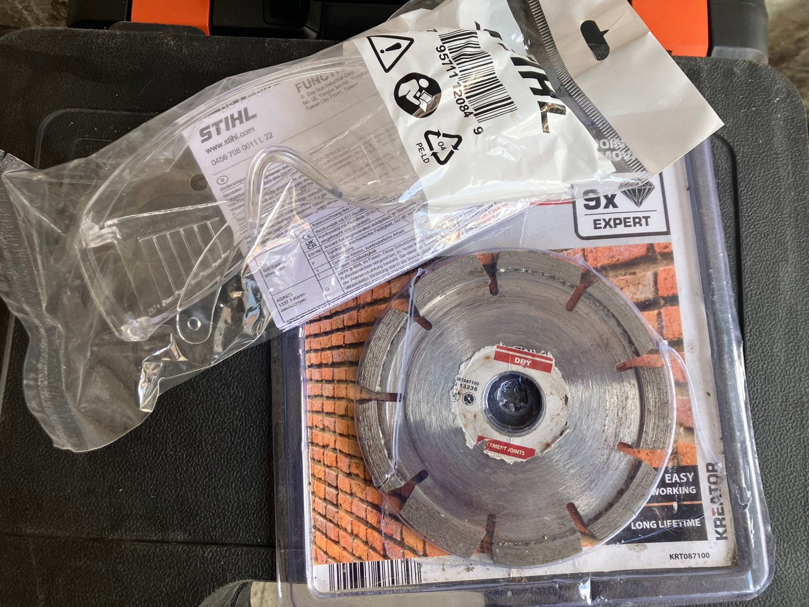 DISQUE DEJOINTOYER DIAMANT 6 MM + LUNETTE PROTECTION, Enlèvement