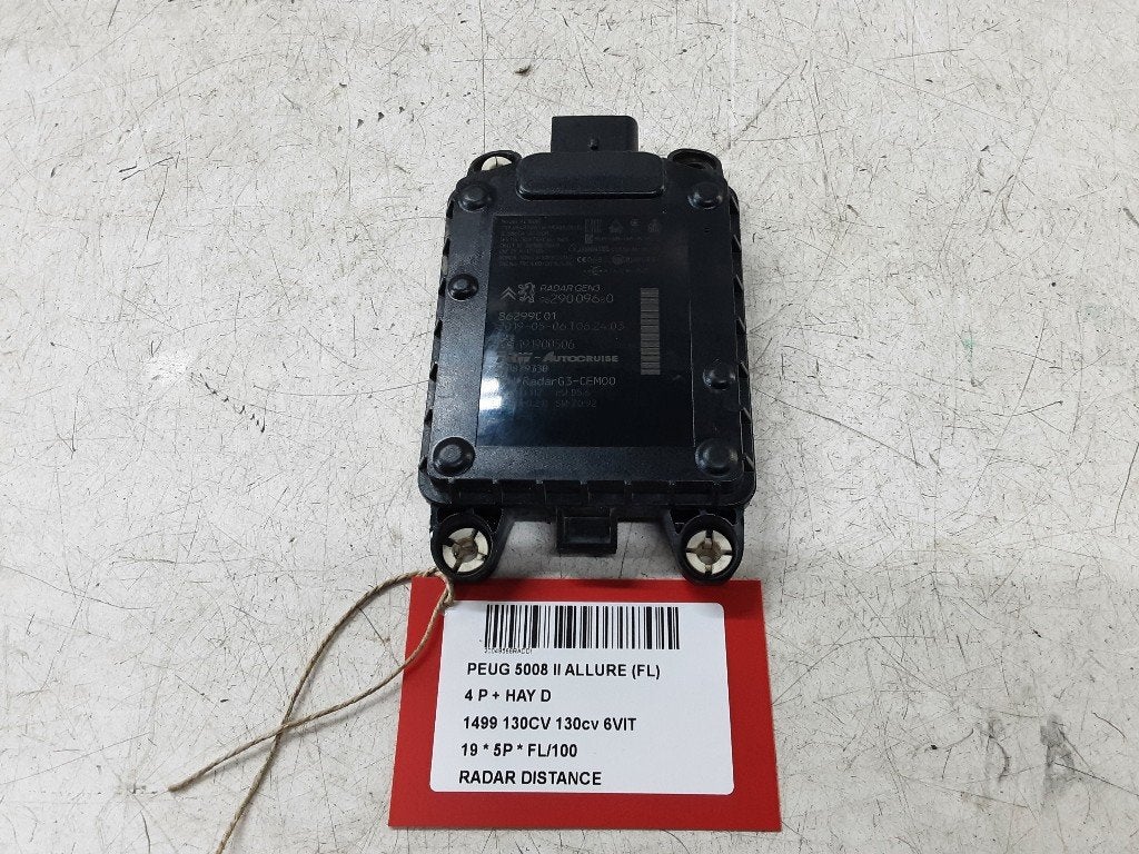 RADAR ANTI COLLISION Peugeot 5008 II (M4 / MC / MJ / MR), Mevr. I. Hauben, Utilisé, Rue de l'Espoir 34 34
4030  GRIVEGNÉE, BE