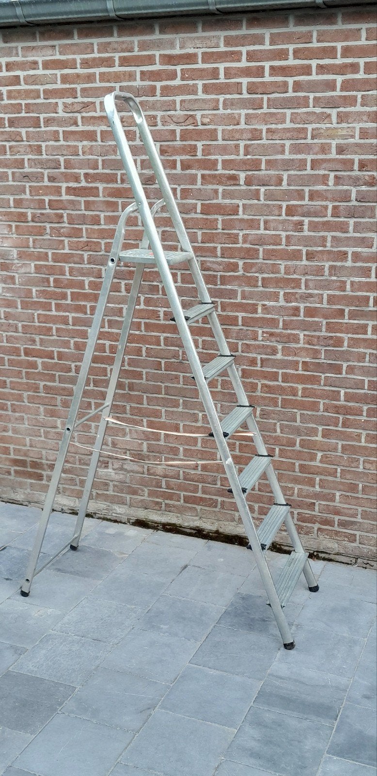 Trapladder 7 treden, Ophalen