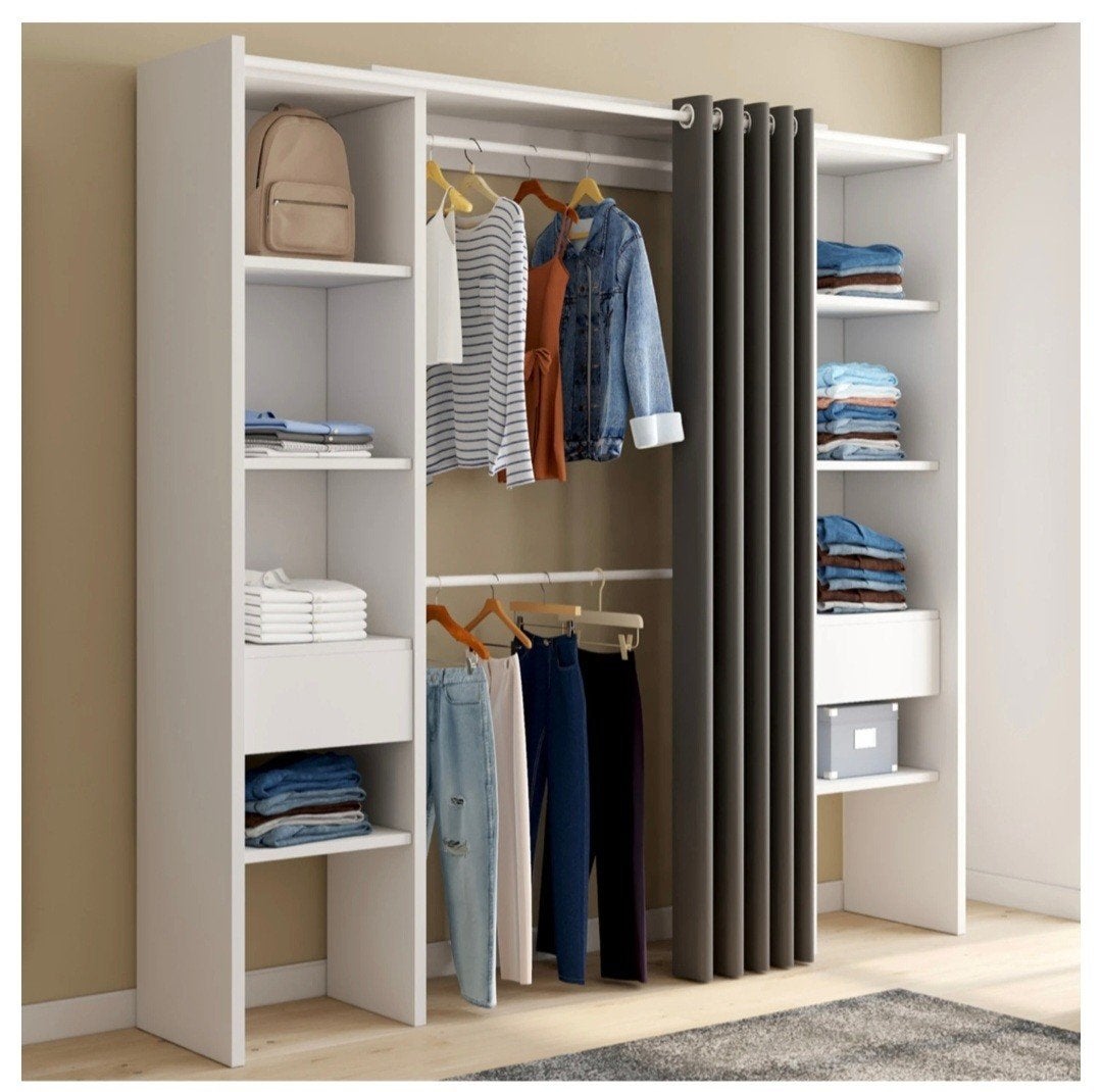 Dressing double avec rideau, Maison & Meubles, Enlèvement