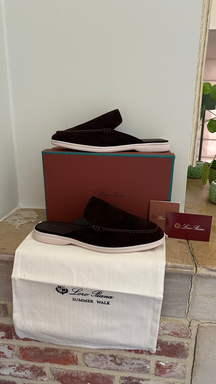 Loro Piana Mules Brown, Kleding | Heren, Schoenen, Loafers, Bruin, Ophalen of Verzenden, Zo goed als nieuw