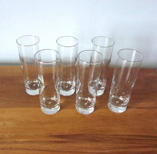 A donner 6 verres à long drink neufs, Enlèvement, Neuf, Autres types