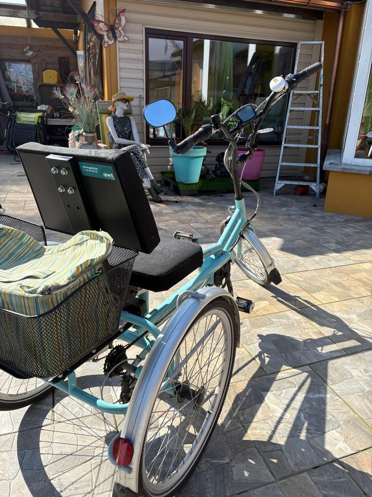 Driwielfiets elektrisch, Ophalen, Zo goed als nieuw