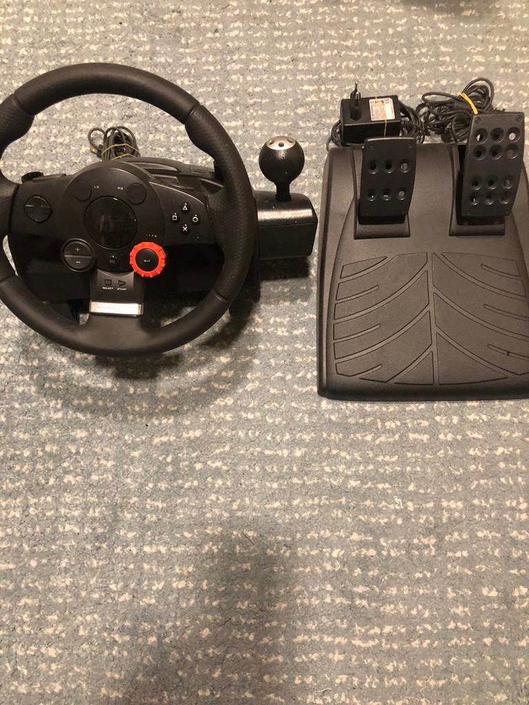 LOGITECH DRIVING FORCE GT, Ophalen, Zo goed als nieuw, PlayStation 2