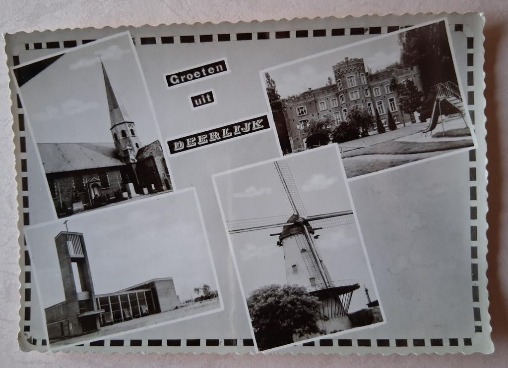 Vintage Postkaart Deerlijk, Verzamelen, Ophalen of Verzenden