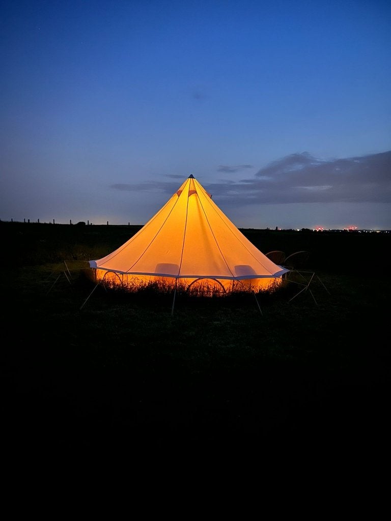 Glamping tent, Caravanes & Camping, Tentes, jusqu'à 4, Utilisé, Enlèvement