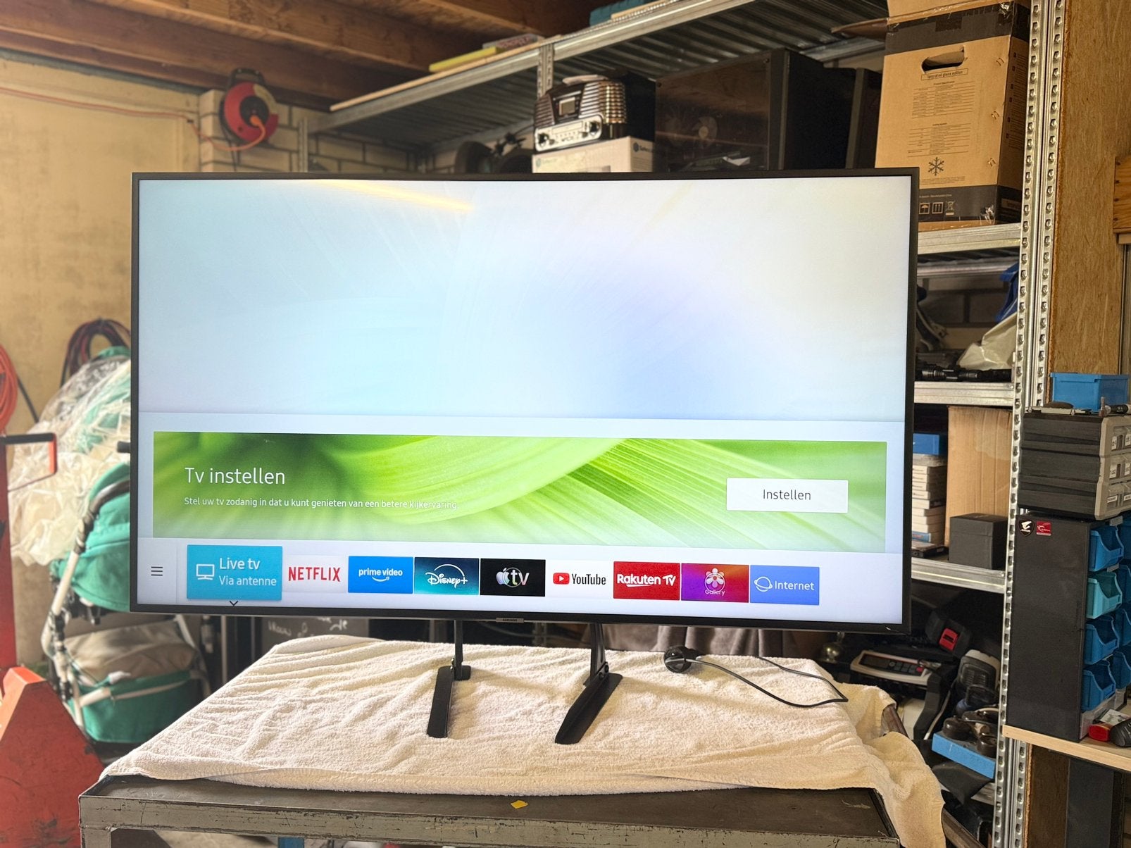 Samsung 55” 4K Smart TV – UE55RU7020 – Perfect werkend, Ophalen, Zo goed als nieuw, Samsung, Smart TV