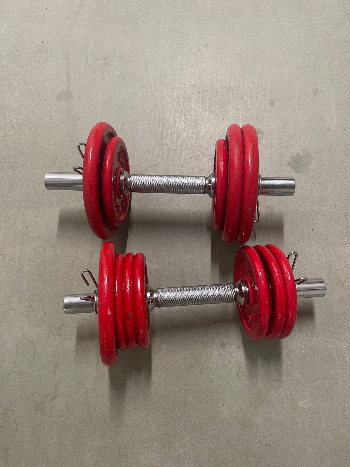 Dumbells verstelbaar 16 kg, Ophalen, Zo goed als nieuw
