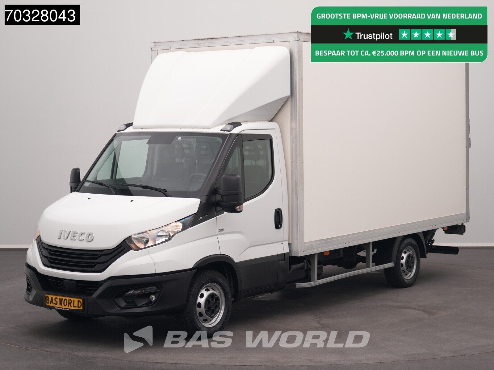 Iveco Daily 35S16 Laadklep Bakwagen Navi Airco Cruise Camera, Auto's, Bestelwagens en Lichte vracht, Bedrijf, Te koop, Achteruitrijcamera