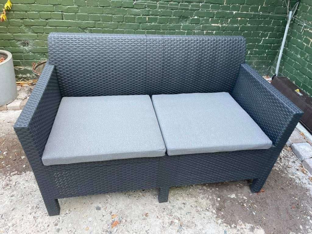 Tuin Salon, Tuin en Terras, Ophalen, 4 zitplaatsen, Bank, Zo goed als nieuw