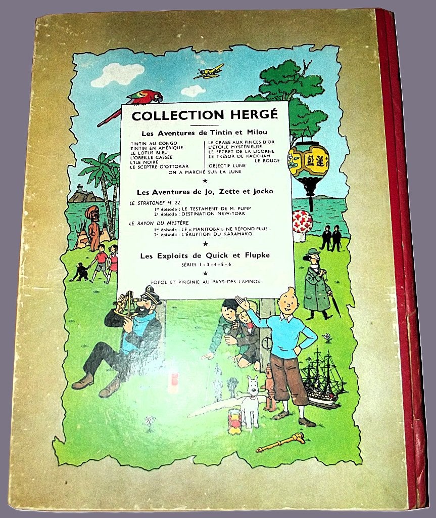 tintin Objectif Lune, Une BD, Enlèvement ou Envoi, Utilisé, Hergé