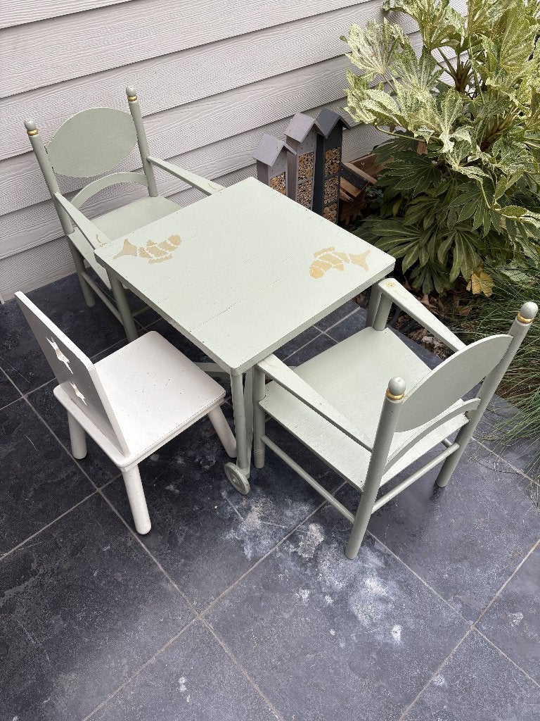Tafeltje en stoeltjes voor kinderen, Tuin en Terras, Ophalen