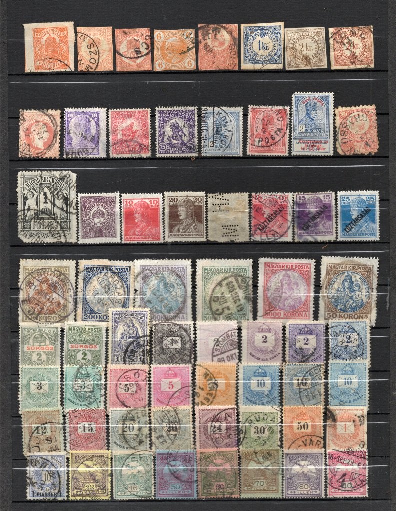 Hongrie : belle collection, Envoi, Affranchi