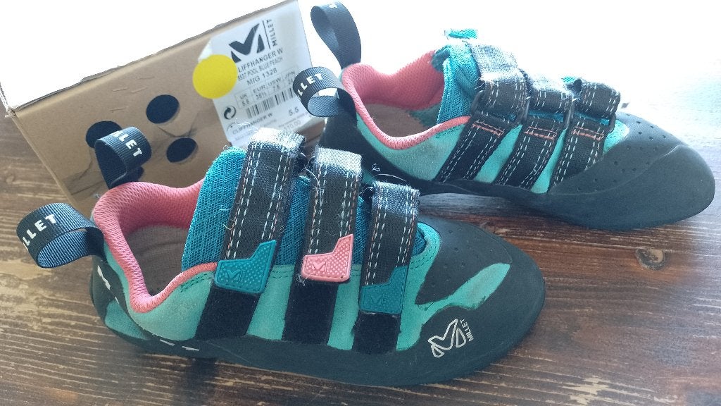 Chaussures d'escalade Millet pointure 38 2/3, Enlèvement ou Envoi, Porté, Bleu, Millet