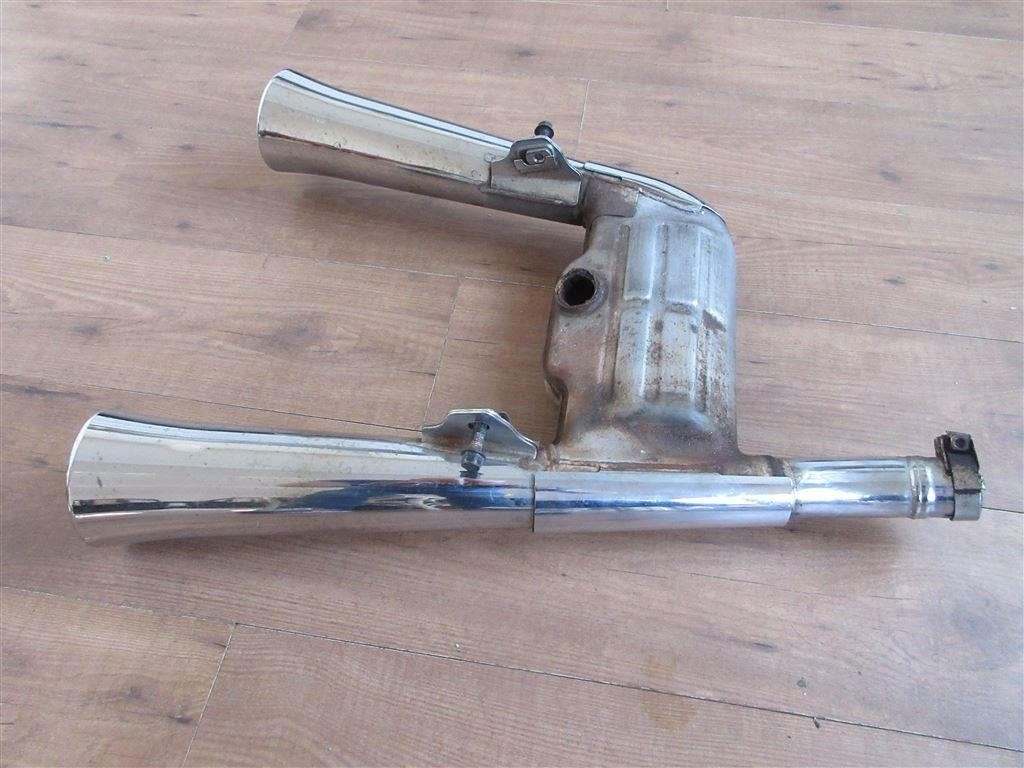 Yamaha XV920 uitlaat XV920M exhaust Virago Midnight XV 920 M, Motoren, Ophalen of Verzenden, Gebruikt