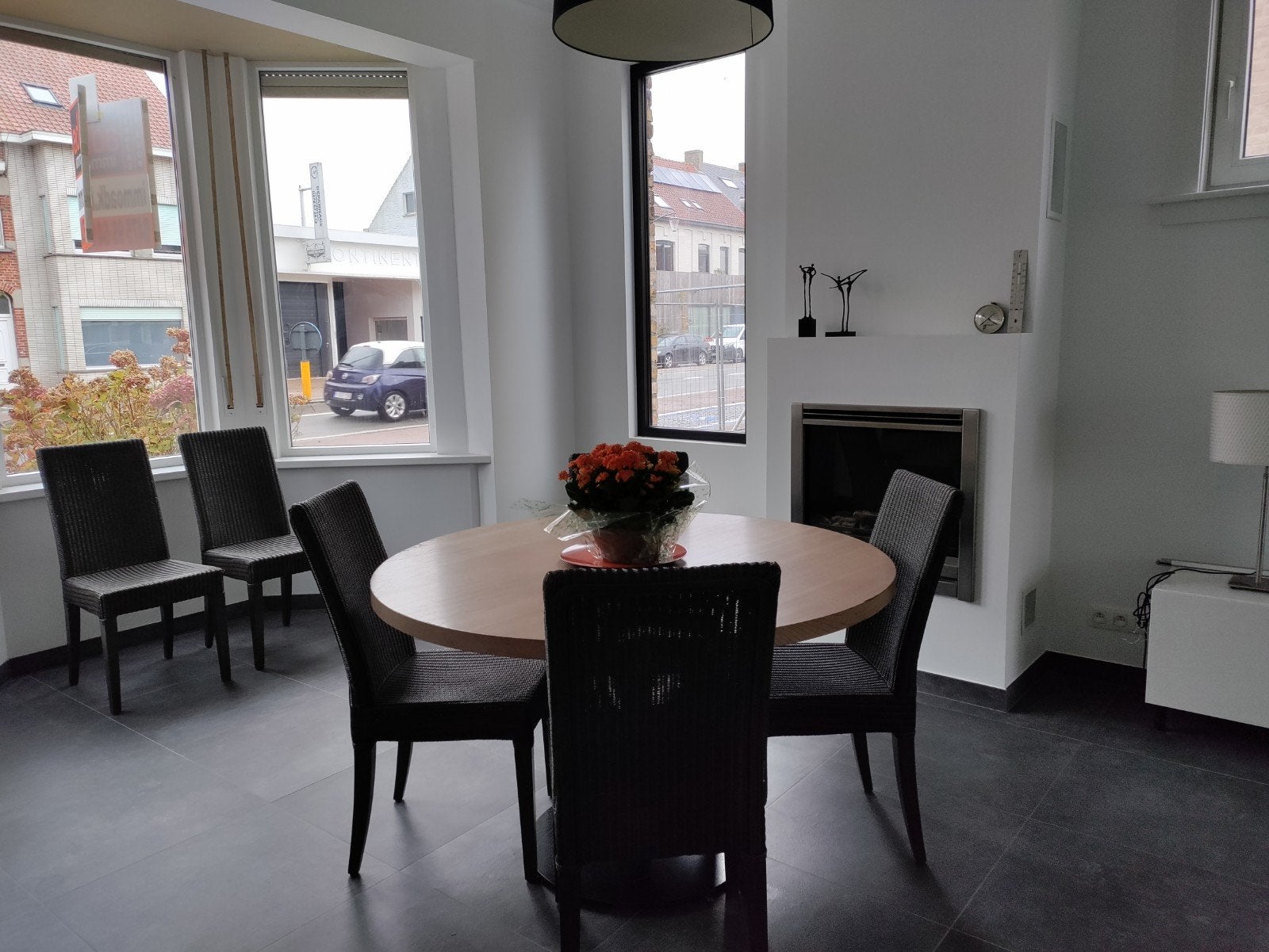 6 Vincent Sheppard stoelen donker grijs   120€ voor de 6, Ophalen, Grijs
